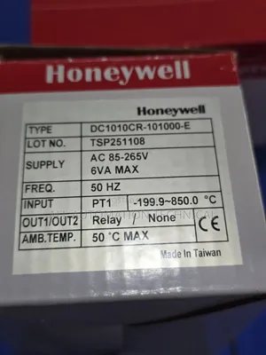 Honeywell Dc1010 Temperature Controller