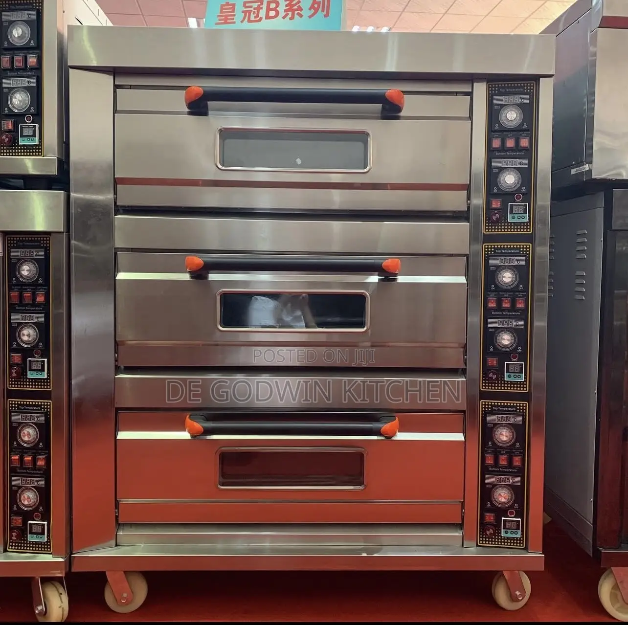 6trays Gas Oven 3deck