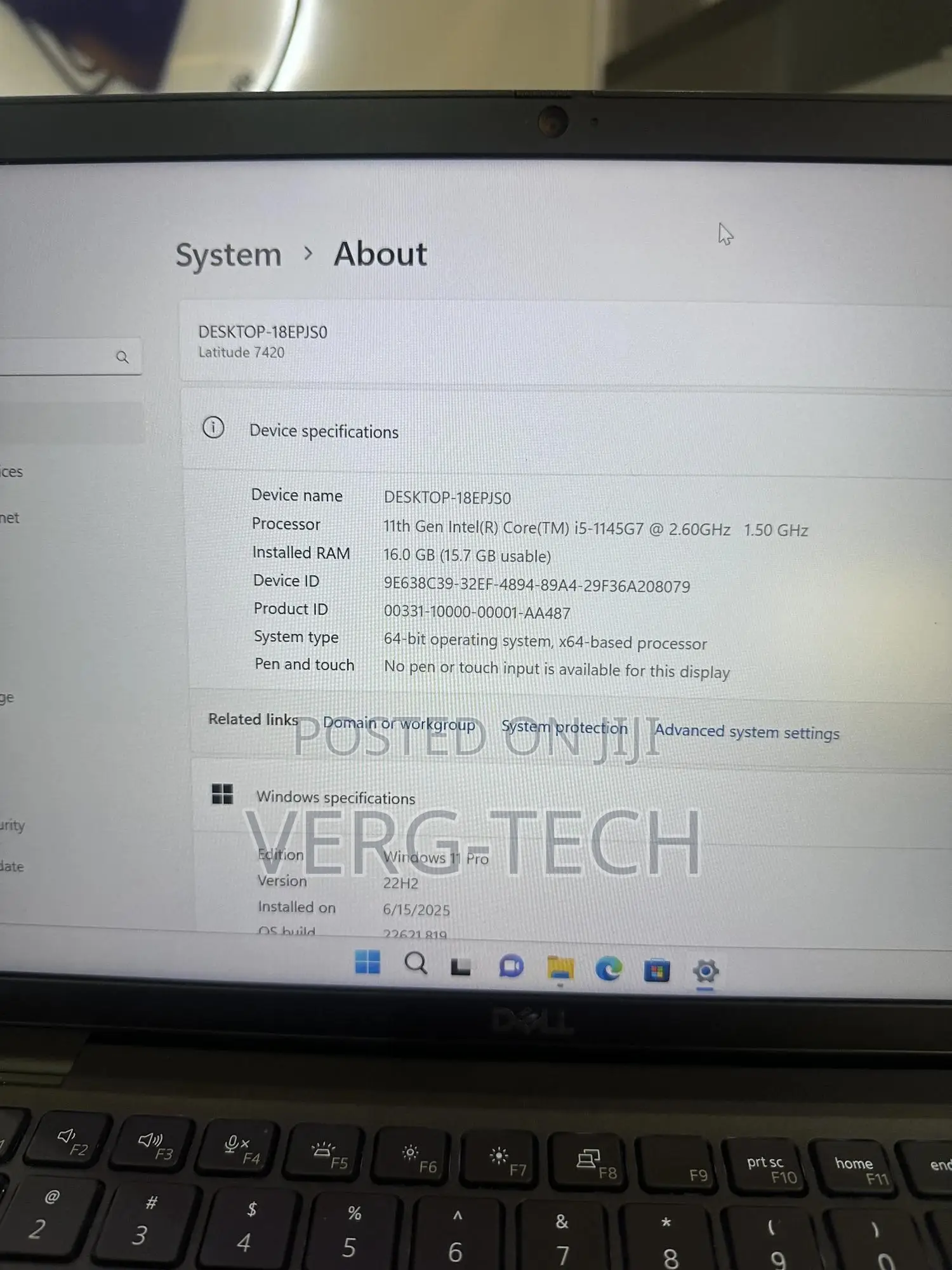 Laptop Dell Latitude 7420 16GB Intel Core i5 SSD 256GB
