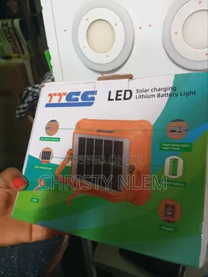 TTC Solar Charging Led Light With Lithium Battery