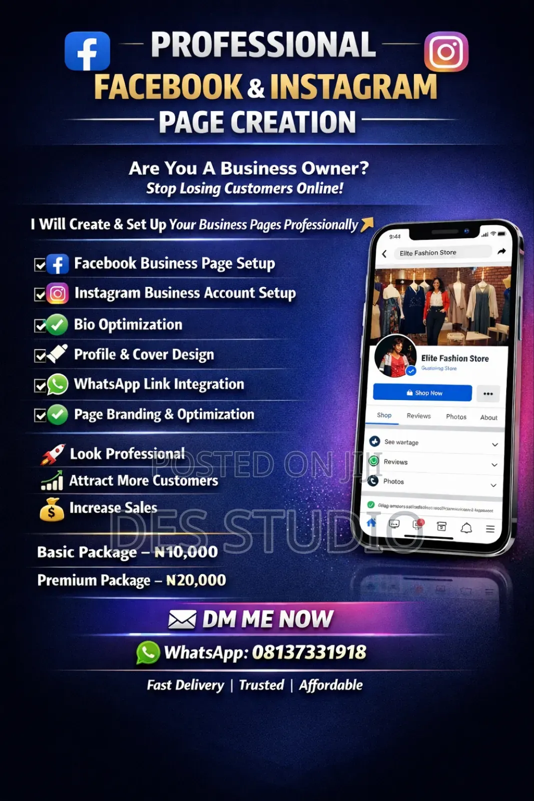 Facebook Page Set Up