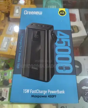 Greenew Max Power 450- 15w Fast Charge Power Bank (45000mah)