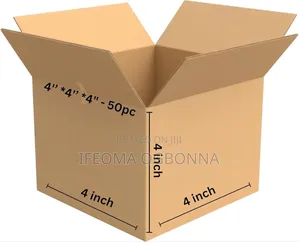 4by4by4 Inches Cardboard