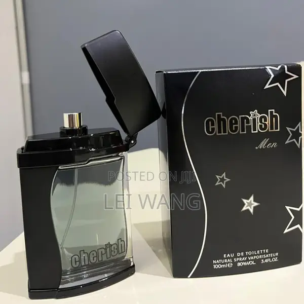 Cherish for Men Matte Black Perfume Leather 100ml