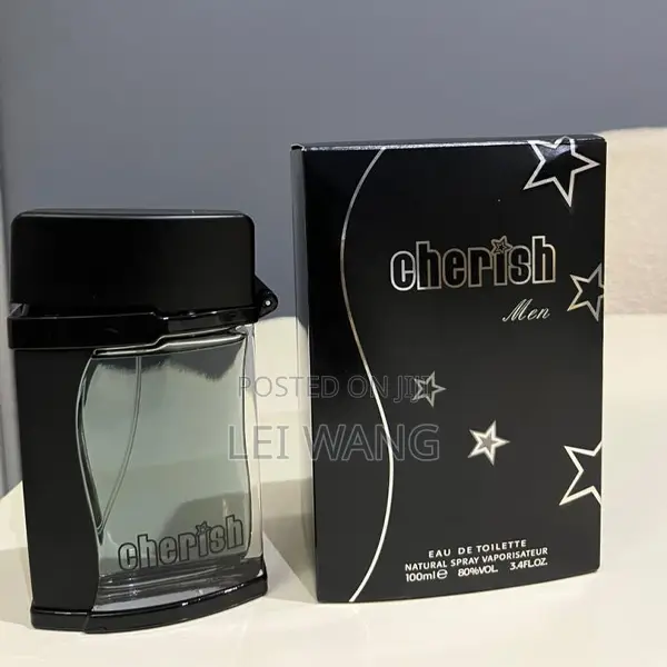 Cherish for Men Matte Black Perfume Leather 100ml