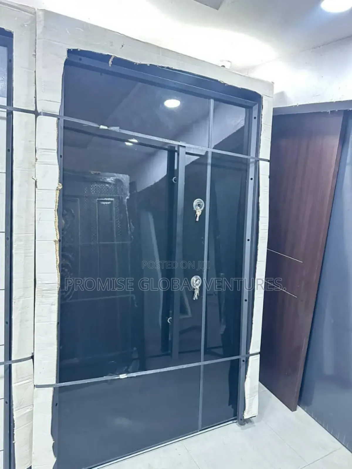 Plain Black Turkey Door