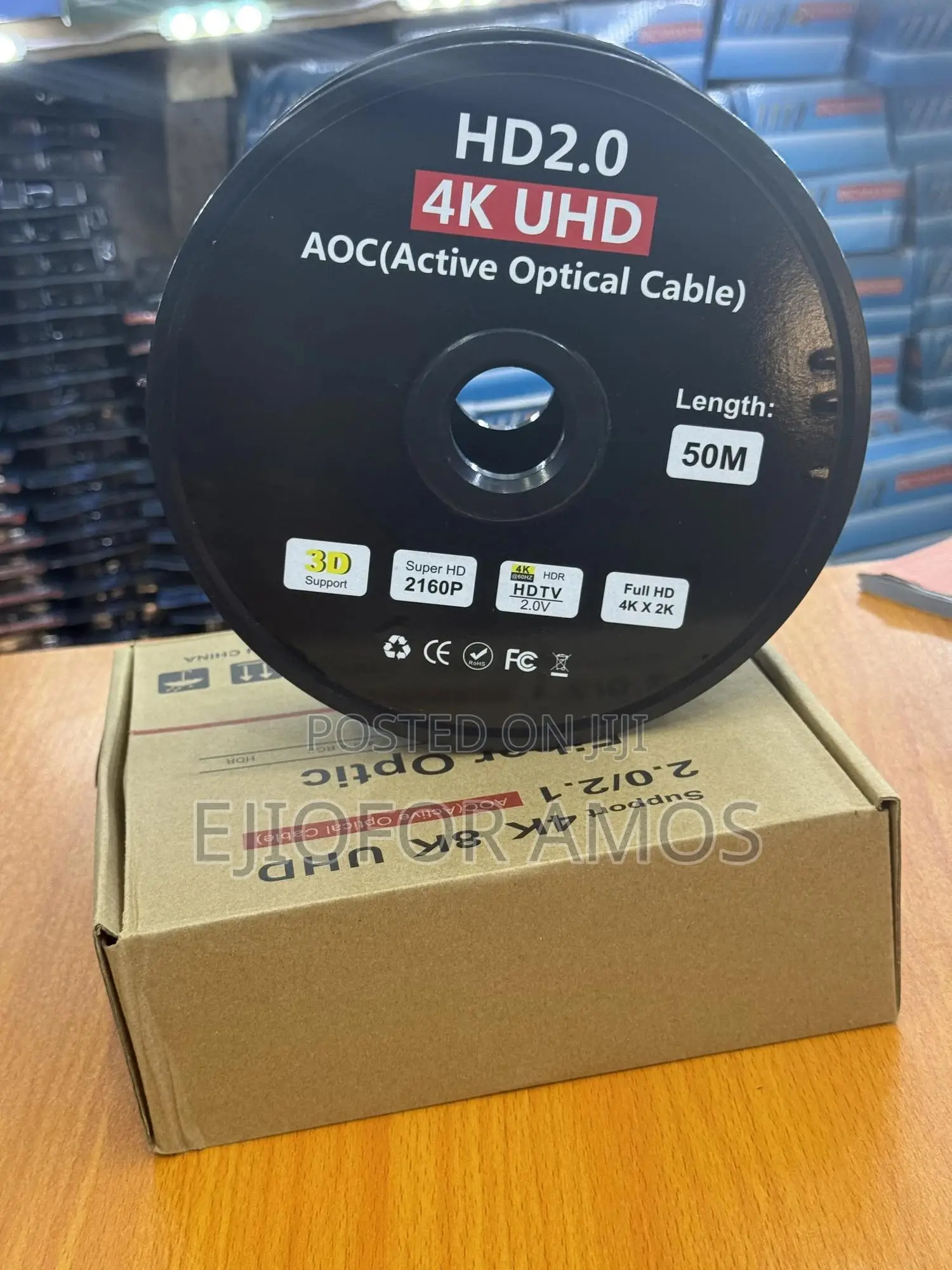 50m Hdmi Cable Fiber Brand New