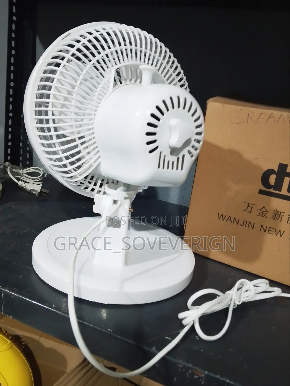 Electric/Direct Light Table Fan