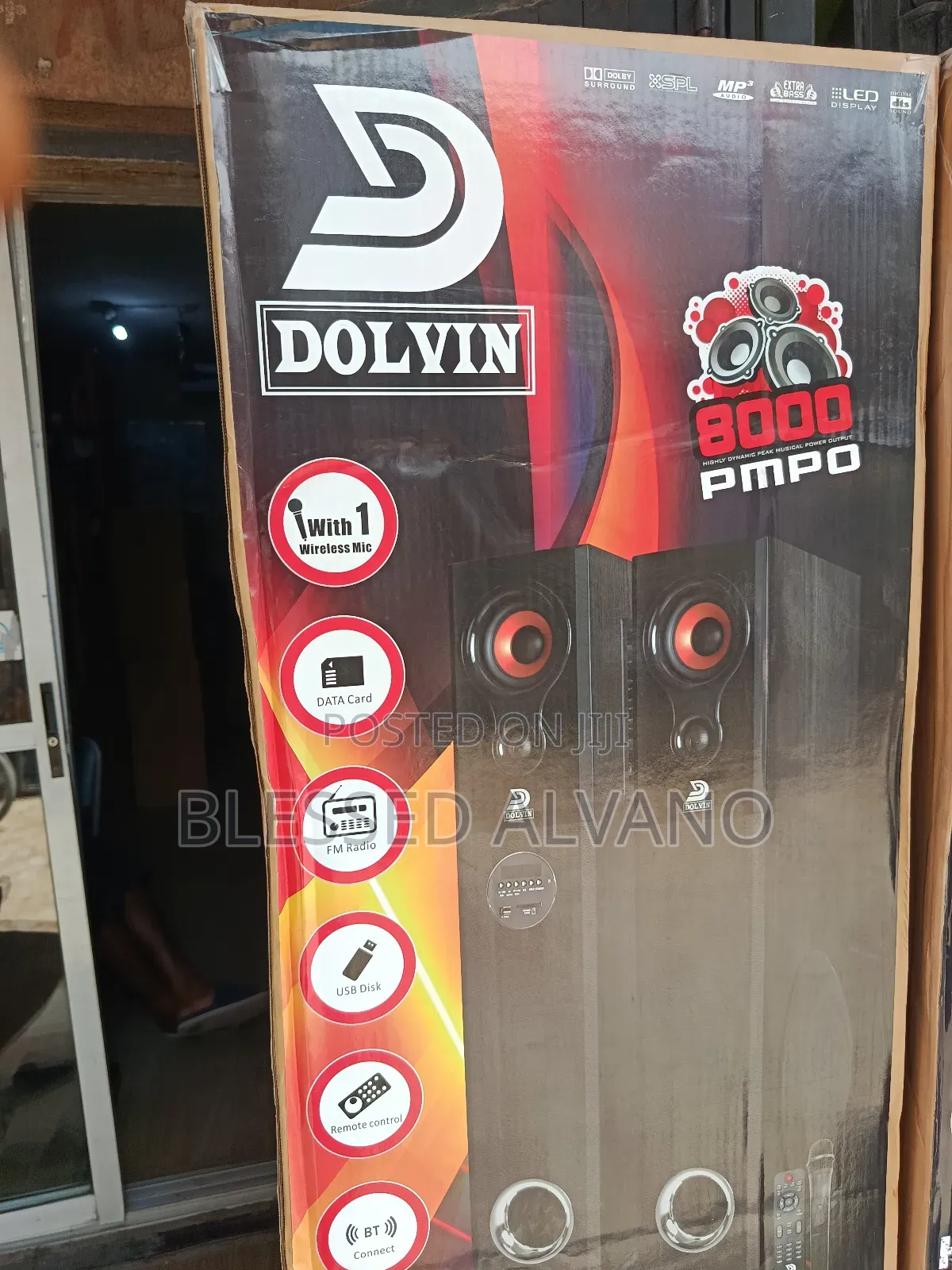 Dolvin 8000 Pmpo Long Speakers