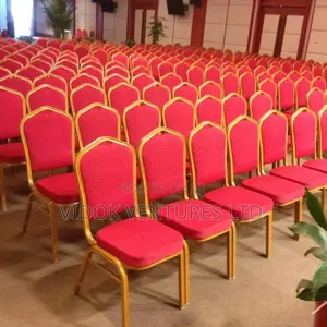 Red Event Chair for Church, for Party, Eventff