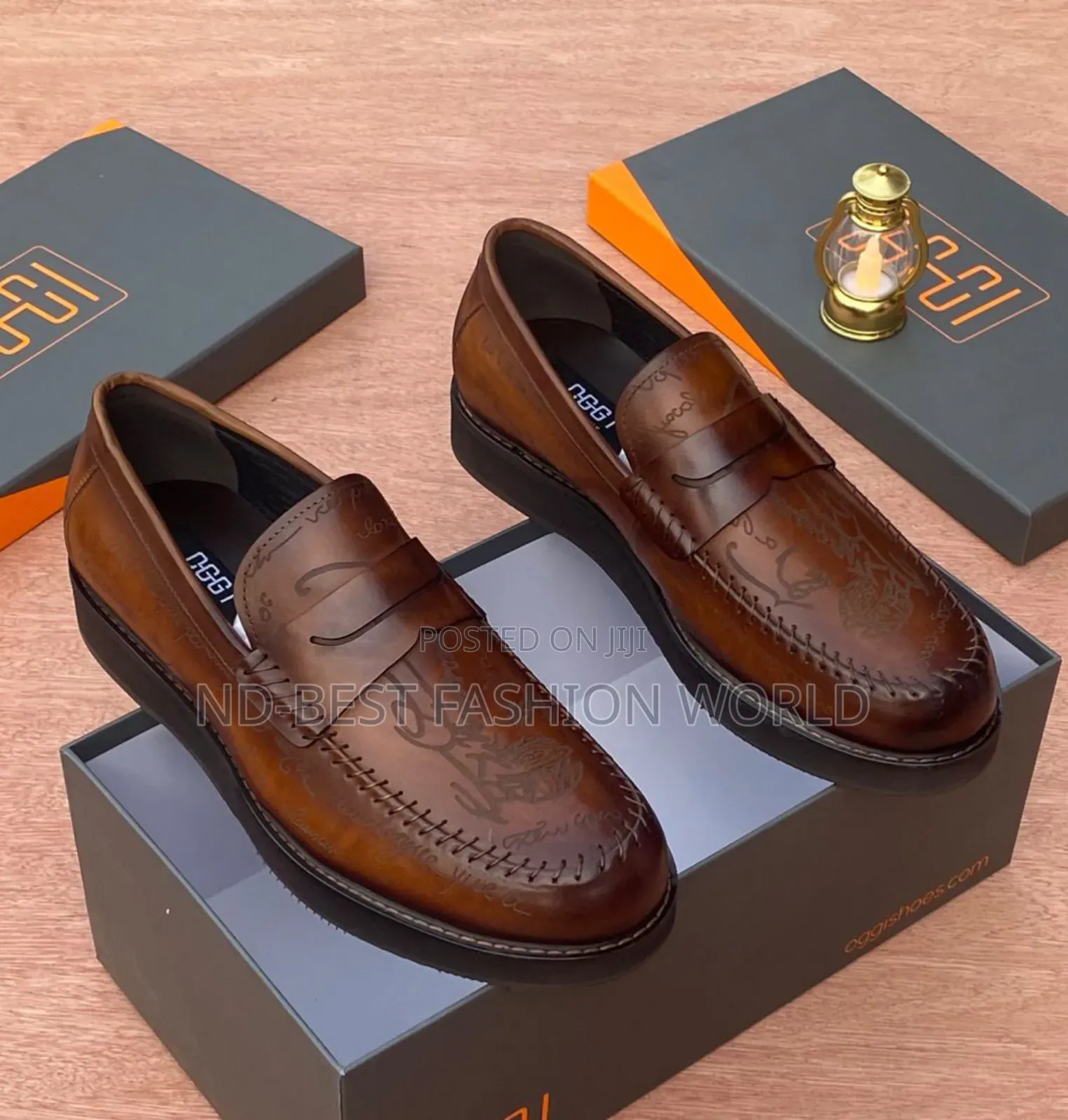 Brown Leather Oggi Shoe