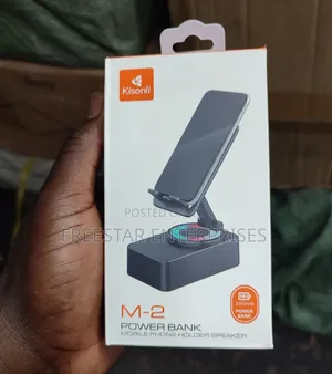 Kisonli M-2 Power Bank Bluetooth Speaker Phone Holder Speaker