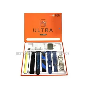 7 In 1 Straps Ultra Smart Watch With Casing And Wireless Charger