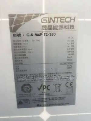 High Quality 350w Mono Solar Panels (72 Cell ,6 Busbar)