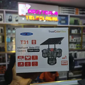 Poly Vision T31 Intelligent Solar PTZ Camera With a Triple-Lens Design