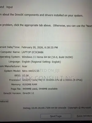 Laptop Acer Nitro 5 16GB Intel Core i5 SSD 512GB