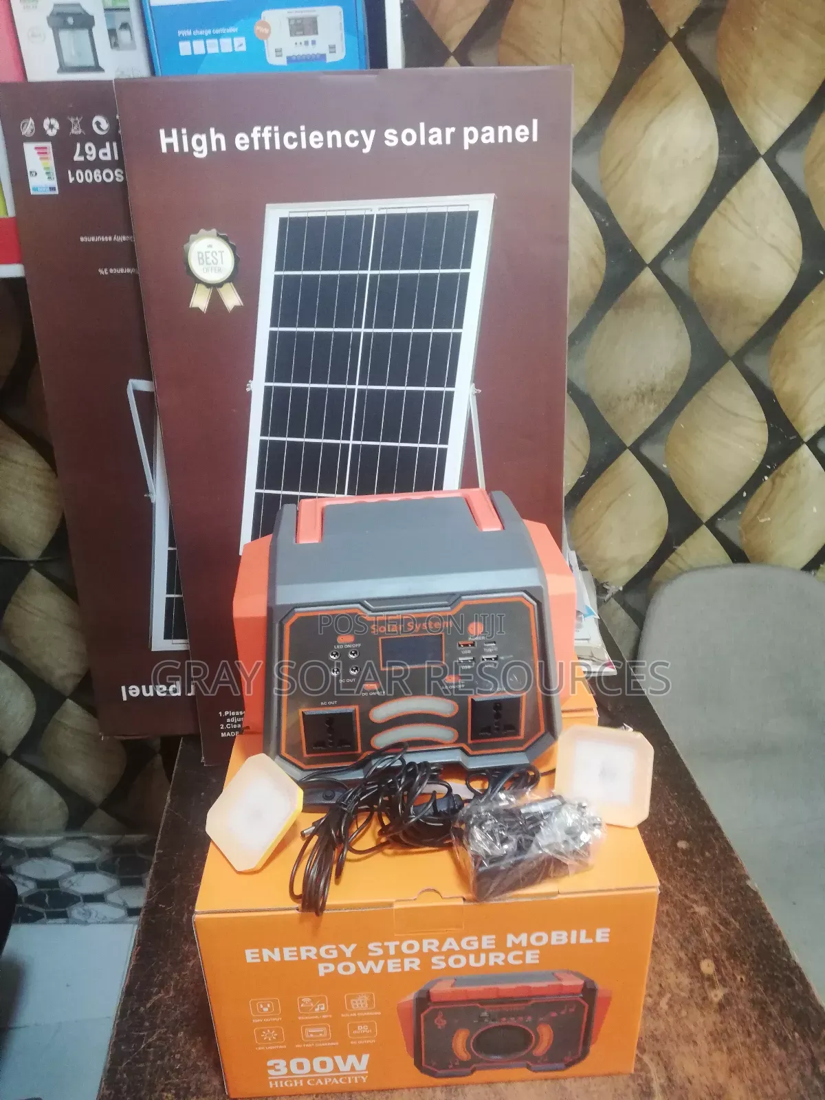 300w Solar Generator Energy Storage System