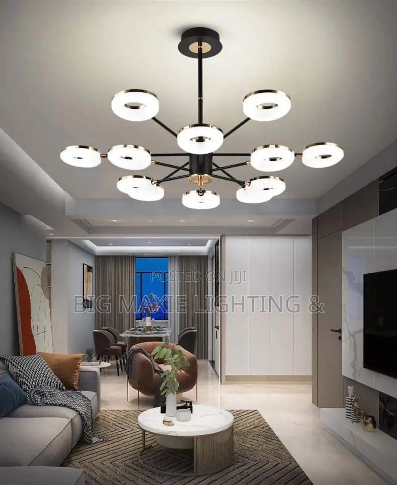 Modern Light Luxury Living Room Chandelier