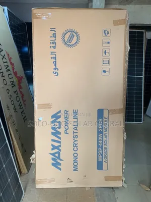 440watts Maximum Power Mono Panals