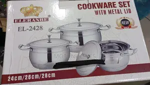 3pcs Stainless Steel Cookware Set