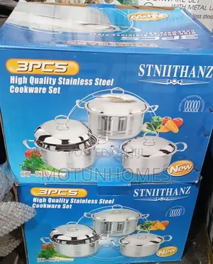 3pieces High Quality Stainless Steel Cookware Set