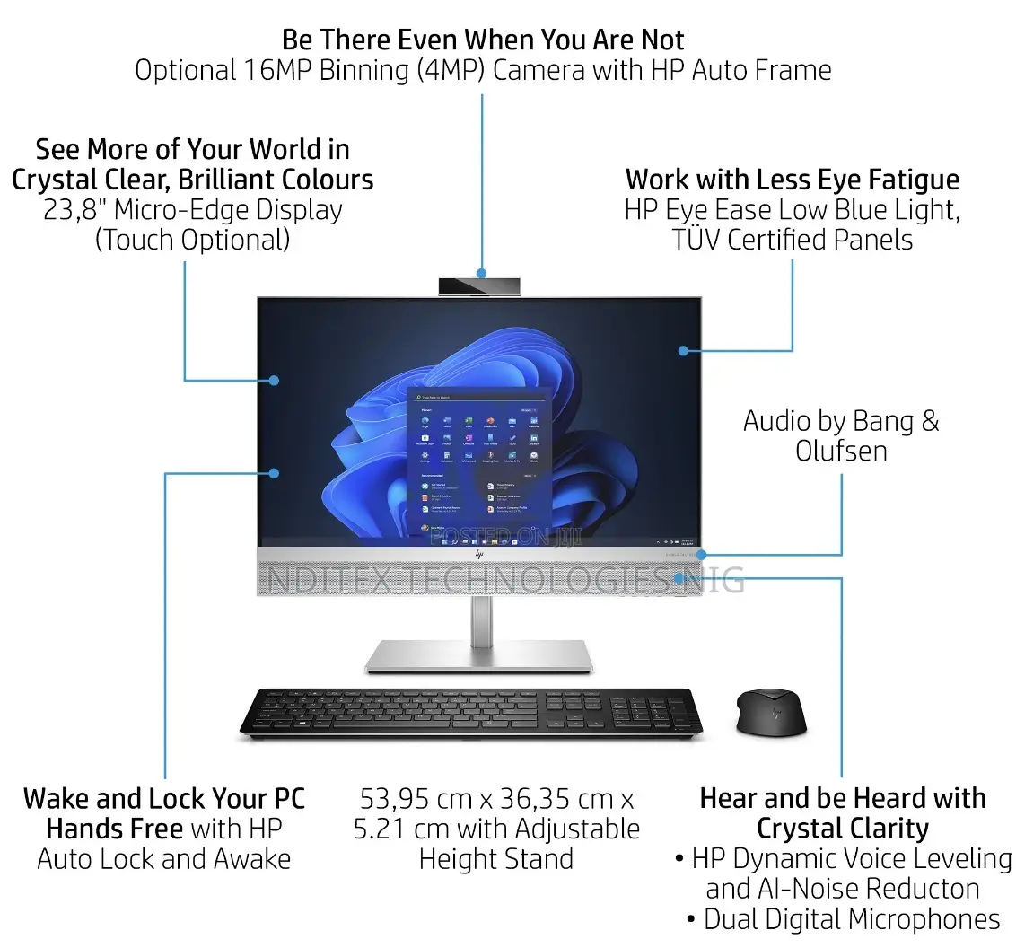 New Desktop Computer HP EliteOne 800 G6 16GB Intel Core i5 SSD 512GB