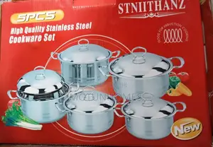 5pcs Quality Stainless Steel Set 38cm,36cm,34cm32cm,30cm
