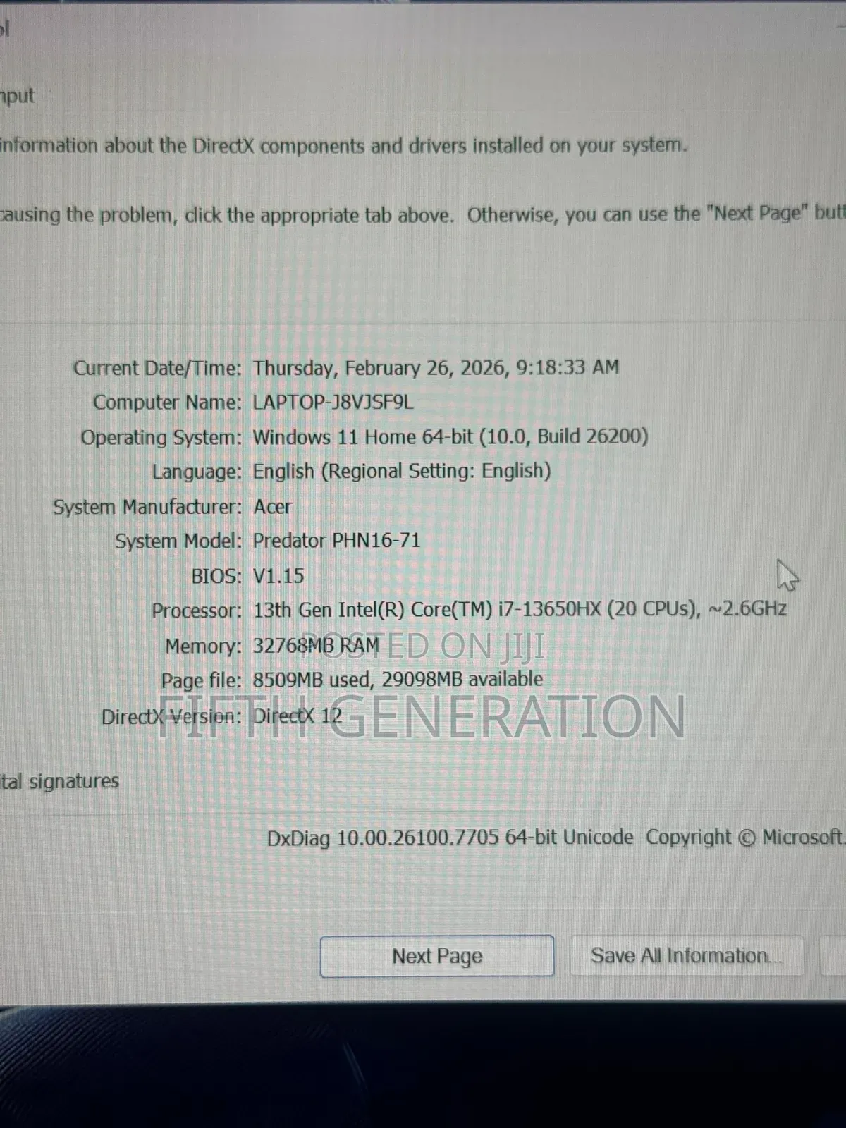 Laptop Acer Predator Helios Neo 16 32GB Intel Core i7 SSD 1.5T