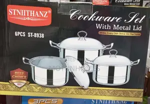 6pieces Cookware Set Stainless Steel