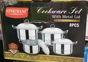8in1 Stainless Steel Cookware With Lid