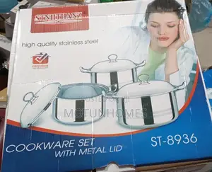 High Quality Stainless Steel Cookware With Metal Lid
