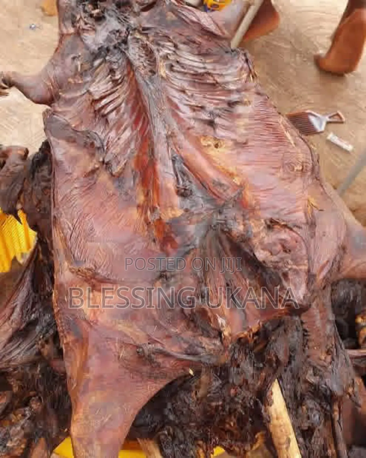 Dehydrated Grass Cutter Meat