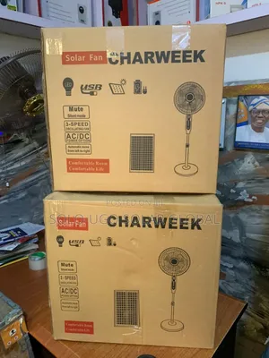 Charweek Solar Rechargeable Fan