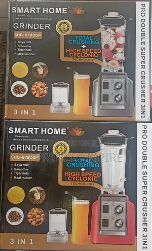 Smart Home Commercial Grinder Blender Specifically Model SHG-9780gp