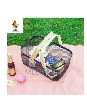 Big Metal Mesh Storage Basket