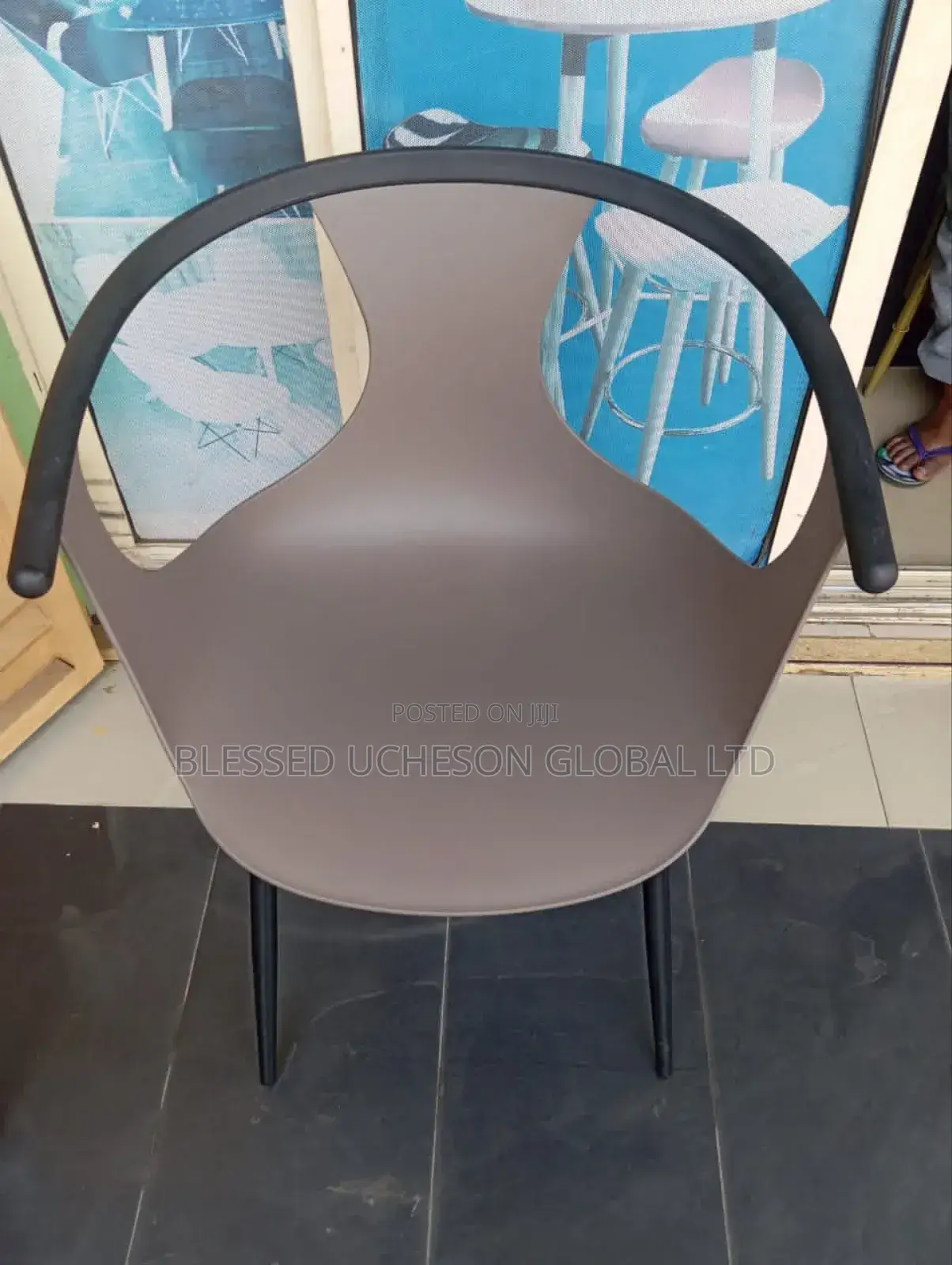 Imported Quality Strong Iron Leg Plastic Chair.