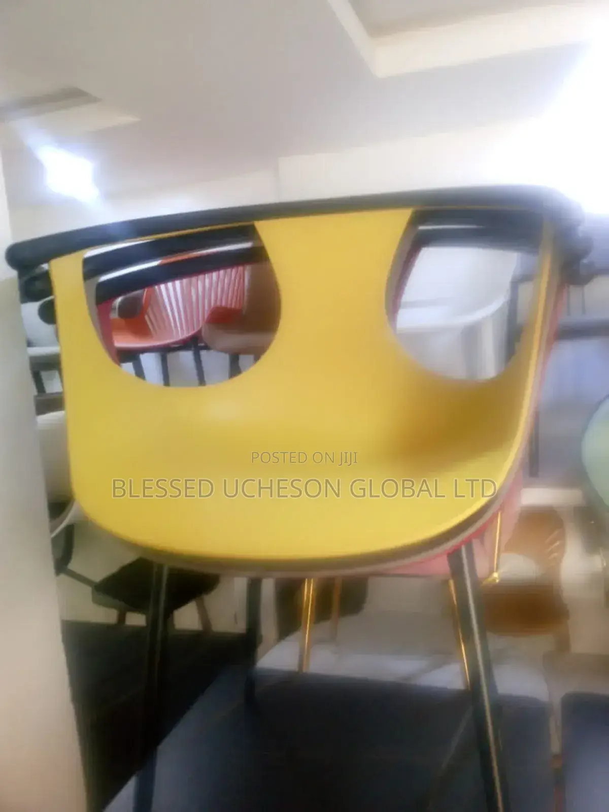 Imported Quality Strong Iron Leg Plastic Chair.