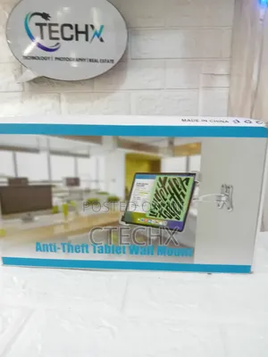 Oilcan Anti Theft Wall Tablet Stand, Lockable Tablet Wall Mount