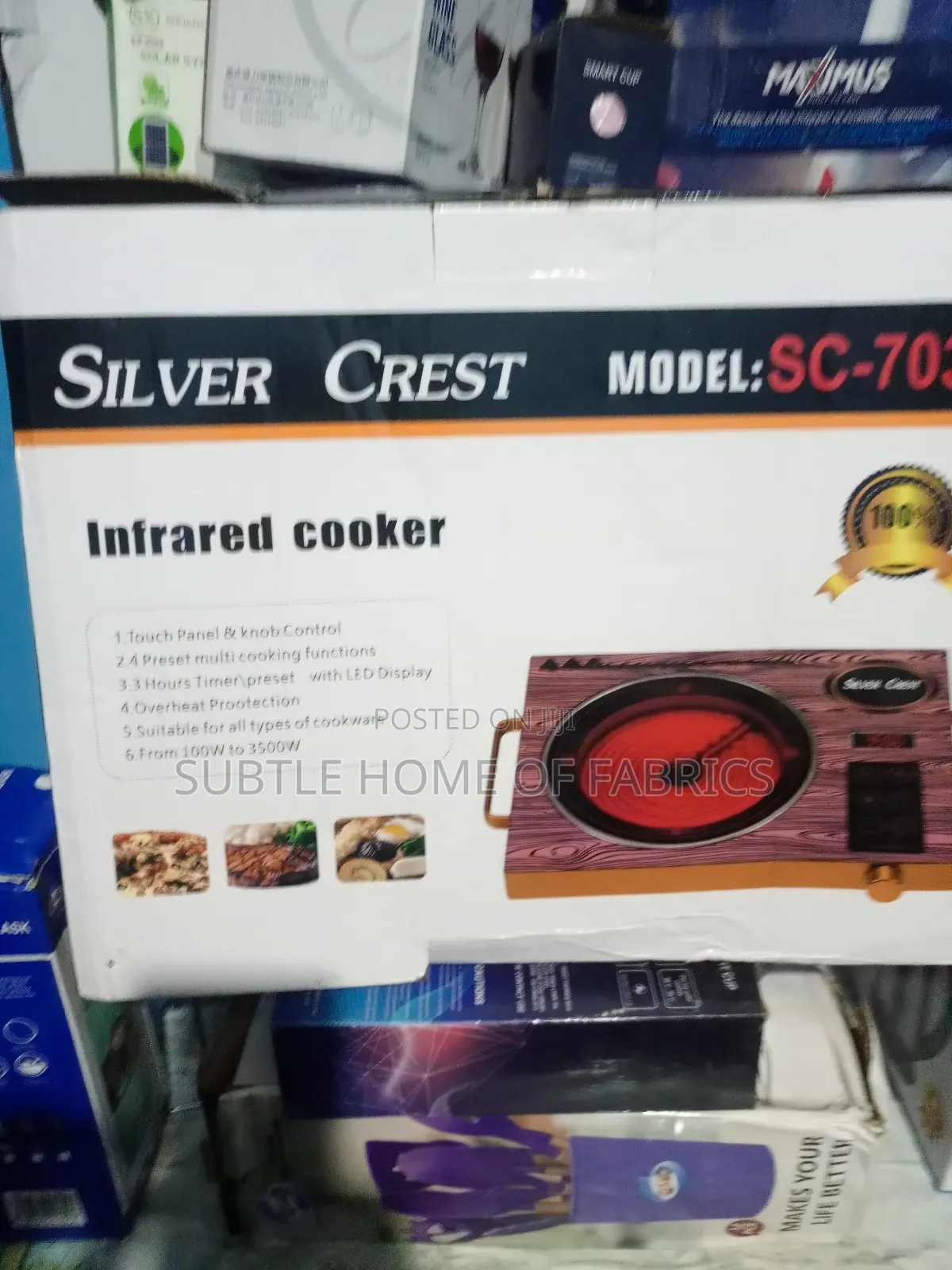 Silver Crest Electric Ceramic Cooker – Fast Energy Saving