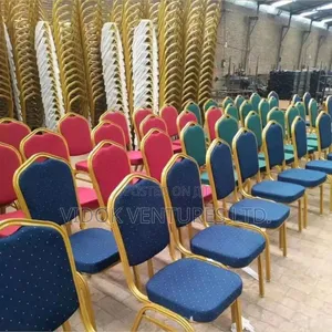 Church/Banquet Chair in Blue and Black Colours