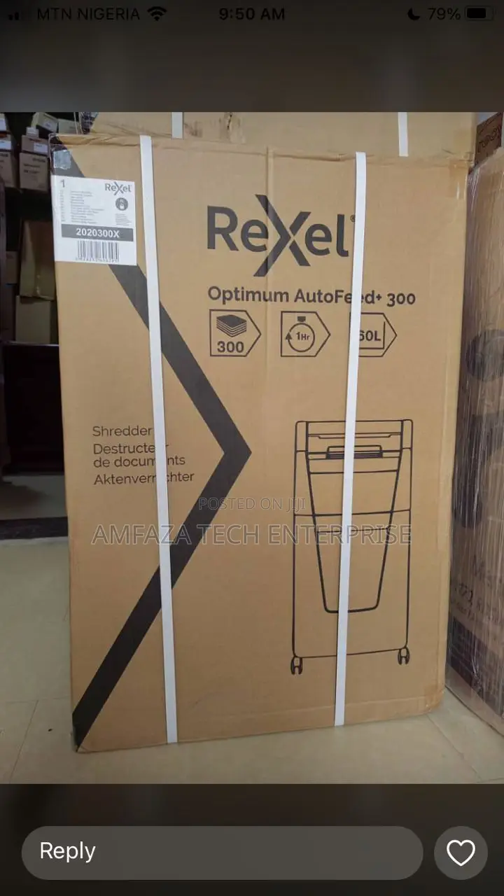 Rexel Optimum Autofeed+ 300x Cross-Cut P-4 Shredder X