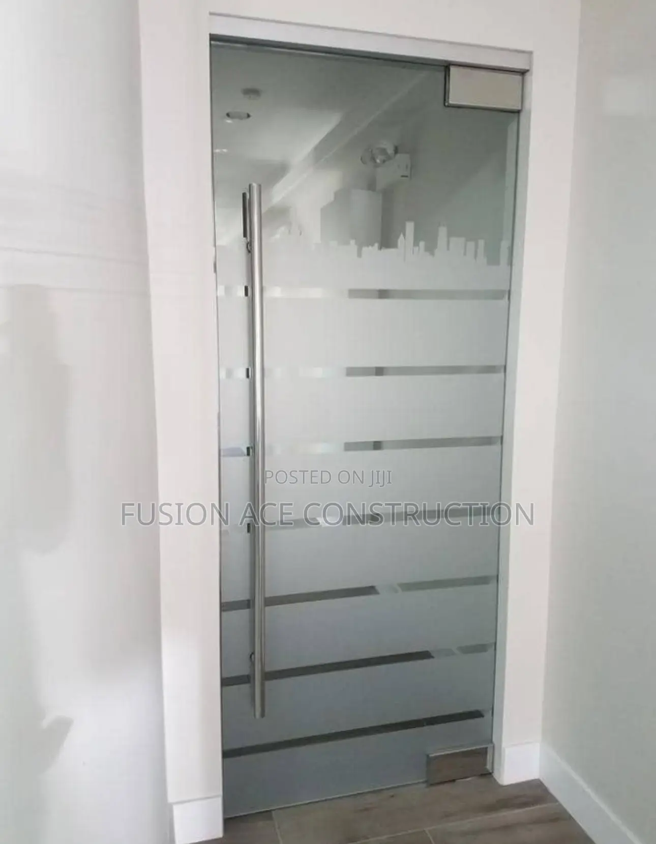 Single Frameless Door