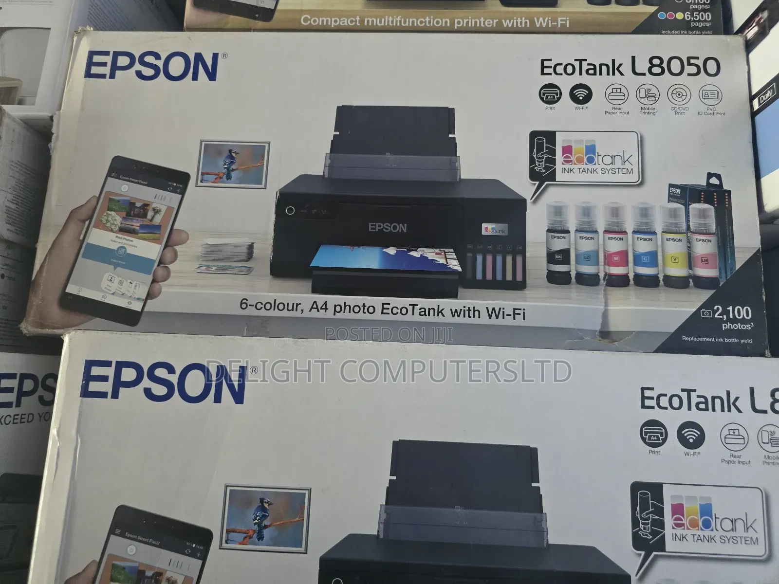 Epson Ecotank L8050 - A4 Size 6 Color Printer | 3d Printer - Pvc Card