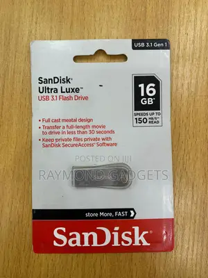 Sandisk Ultra Luxe Usb 3.1 Flash Drive – 150mb/S 16gb