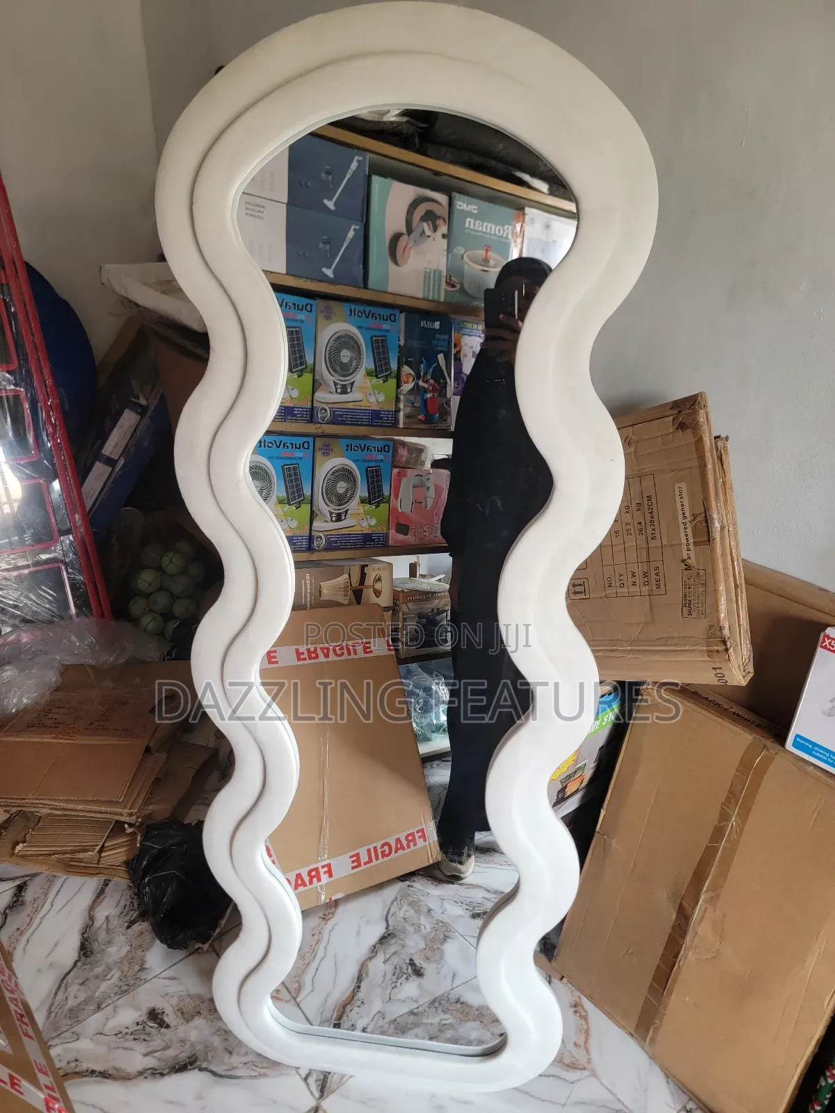 Luxury Wavy Full Length Mirror