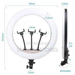 18 Inches RGB Multicolor Ring Light With Stand and Remote