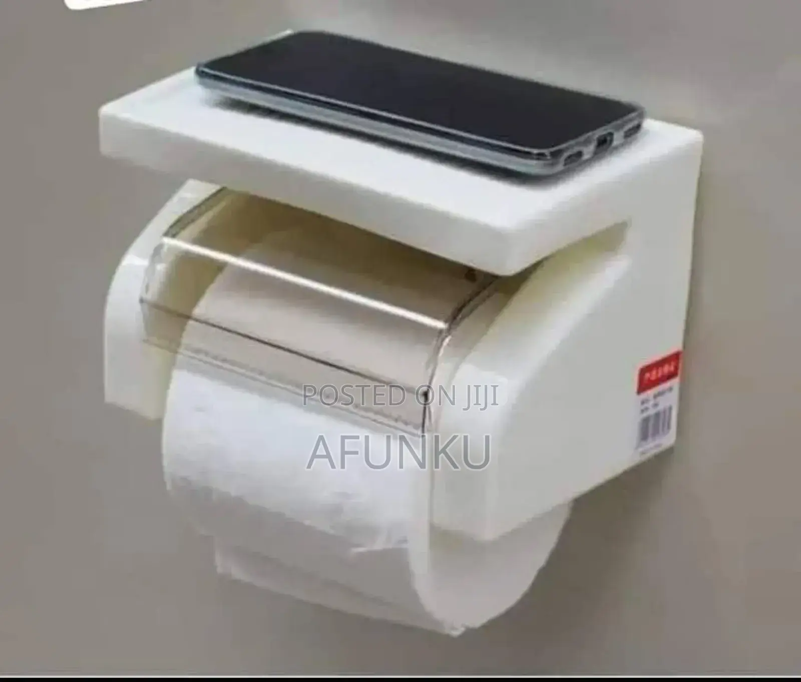 Wall-Mounted Bathroom Shelf/Tissue Holder