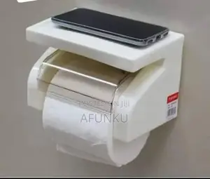 Wall-Mounted Bathroom Shelf/Tissue Holder