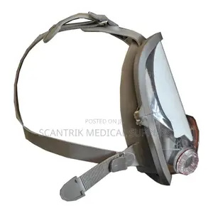 Industrial-Grade Full Face Mask With Organic Vapour Cartridge