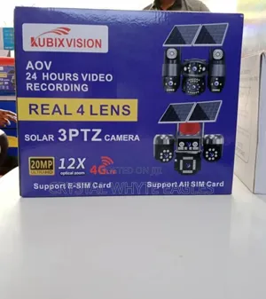 4 Lens Solar PTZ Camera